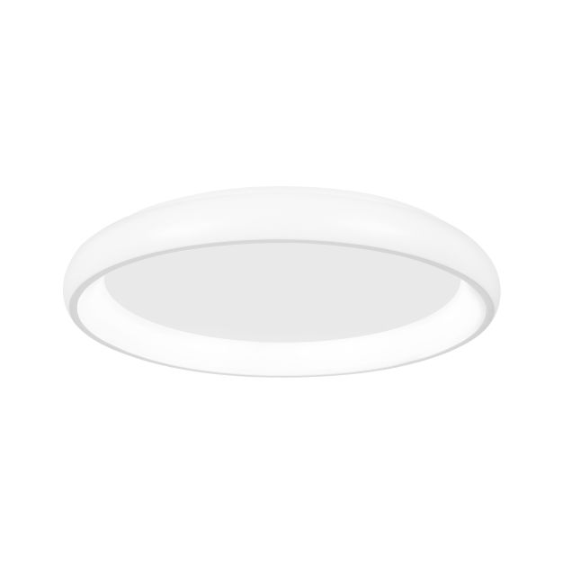 Nova Luce Albi - plafondverlichting - Ø 61 x 8,5 cm - 50W dimbare LED incl. - wit