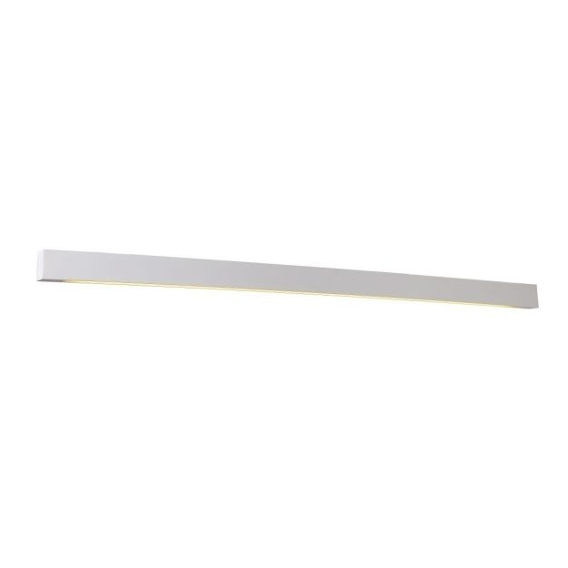 Lucide Lino - plafondlamp - 123 x 3,2 x 5,4 cm - 16W LED incl. - wit (laatste stuks!)