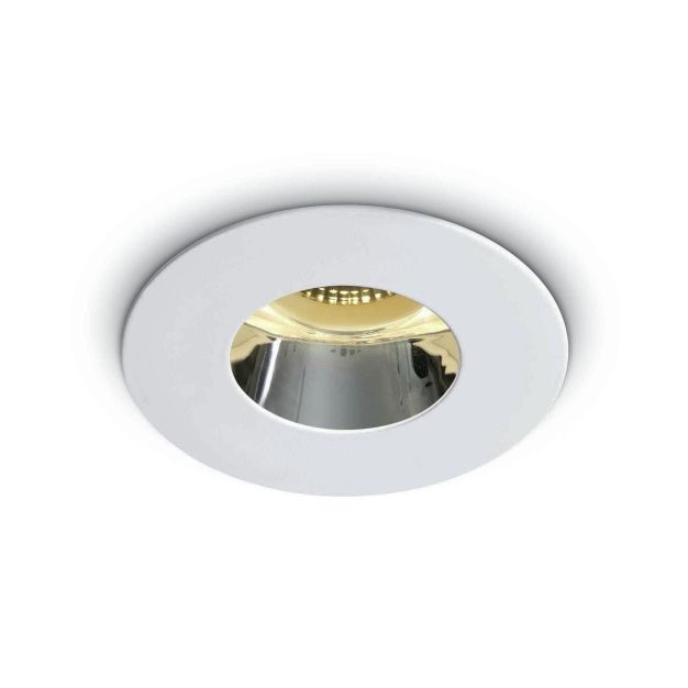 ONE Light Chill Out Range - inbouwspot - Ø 79 mm, Ø 70 mm inbouwmaat - wit en chroom