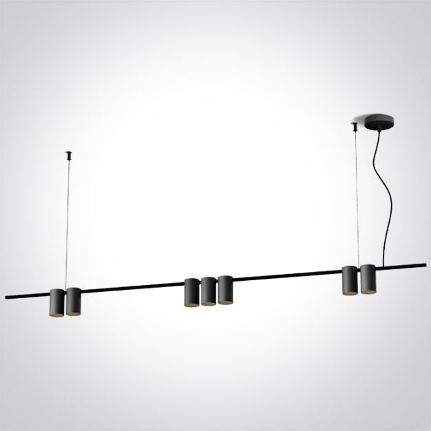 ONE Light Pendants - hanglamp - 150 x 150 cm - zwart