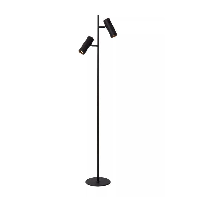 Lucide Clubs - vloerlamp - Ø 22 x 140 cm - zwart