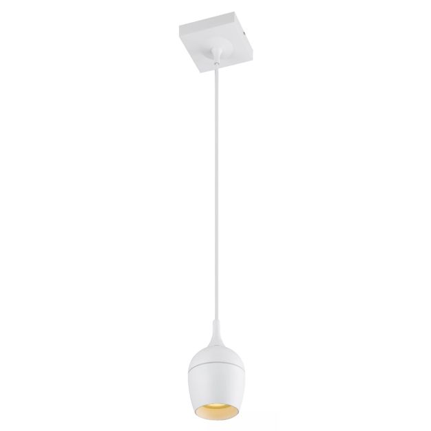 Lucide Preston - hanglamp - 10 x 10 x 146,7 cm - IP44 - wit