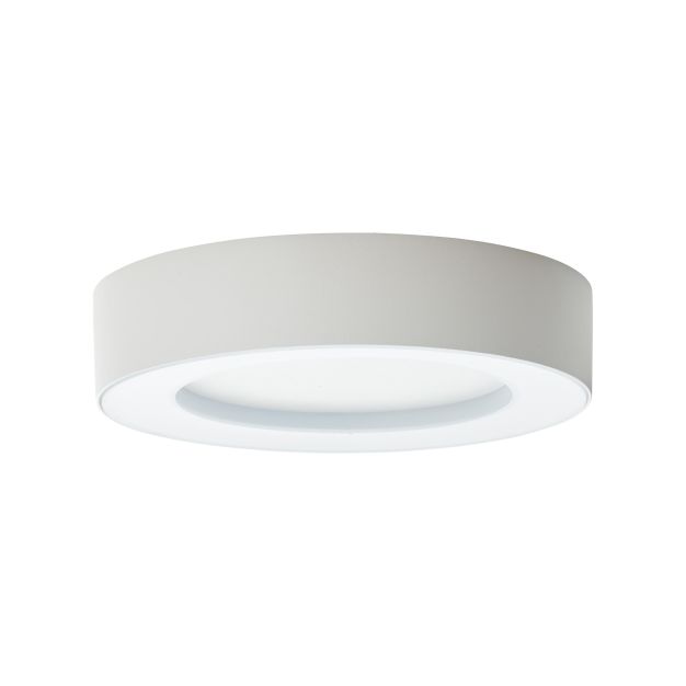 Brilliant Whittaker - buiten plafondverlichting - Ø 20 x 4,5 cm - 13,7W LED incl. - IP54 - wit