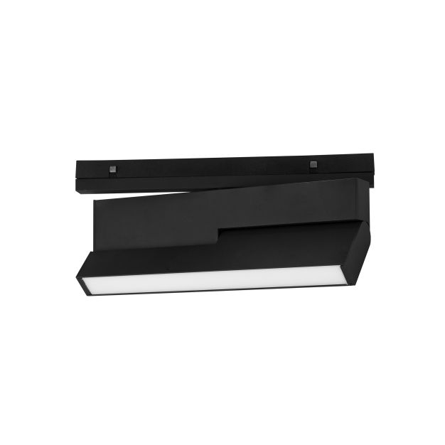 Nova Luce Harn - armatuur voor magnetisch profielsysteem - 24,5 x 11 cm - 15W LED incl. - zandzwart