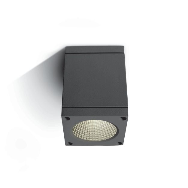 ONE Light Outdoor Ceiling Cylinders - buiten plafondverlichting - 8 x 8 x 10,7 cm - 6W LED incl. - IP54 - antraciet