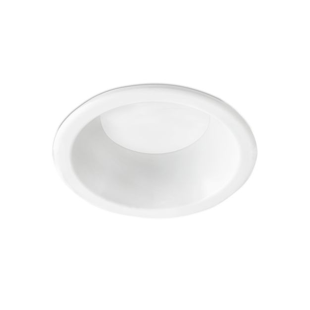 Faro Son - inbouwspot - Ø 112 mm, Ø 100 mm inbouwmaat - 8W LED incl. - mat wit