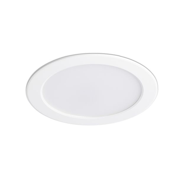 Faro Tod - inbouwspot - Ø 220 mm, Ø 195 mm inbouwmaat - 24W LED incl. - IP44 - mat wit