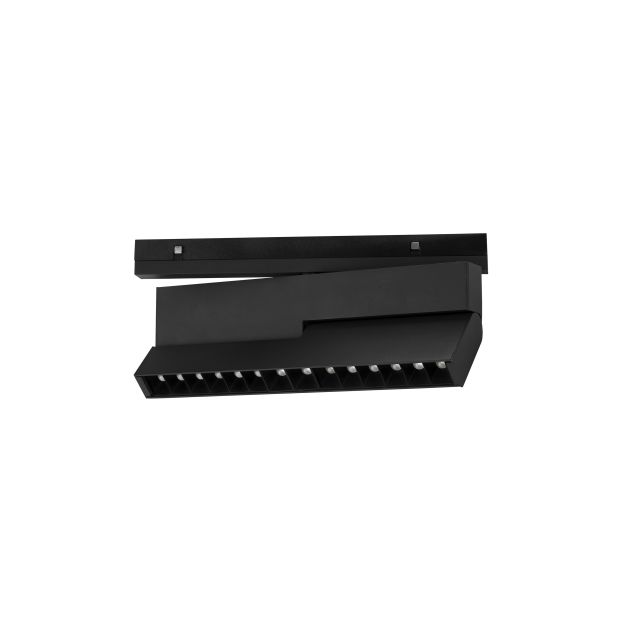 Nova Luce Harn - armatuur voor magnetisch profielsysteem - 24,5 x 11 cm - 15W LED incl. - zandzwart