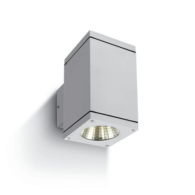 ONE Light Outdoor Wall Cylinders Up & Down Beam - buiten wandverlichting - 8 x 11,4 x 14,4 cm - 2 x 6W LED incl. - IP54 - wit