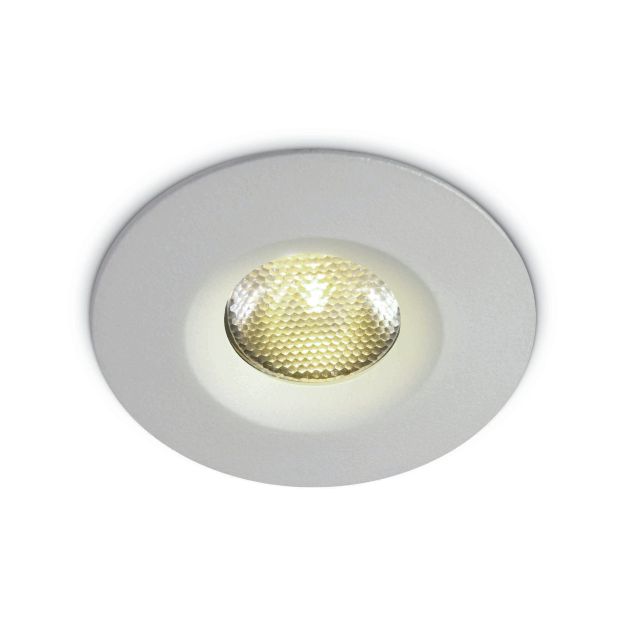 ONE Light - inbouwspot - Ø 46 mm, Ø 38 mm inbouwmaat - 3W dimbare LED incl. - IP65 - wit