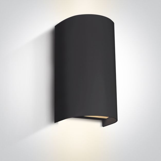 ONE Light GU10 Outdoor Cylinder Lights - buiten wandlamp - 11 x 8,3 x 19,5 cm - IP65 - antraciet