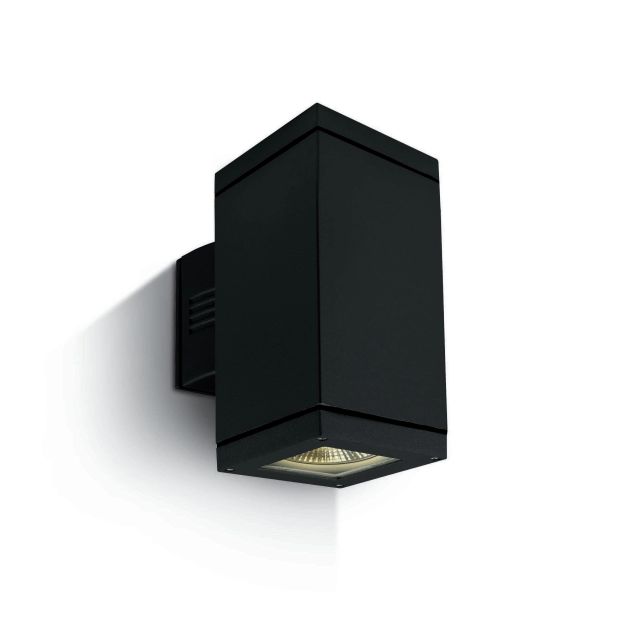 ONE Light PAR30 Outdoor Cubes - buiten wandverlichting - 10,8 x 10,8 cm - IP54 - zwart