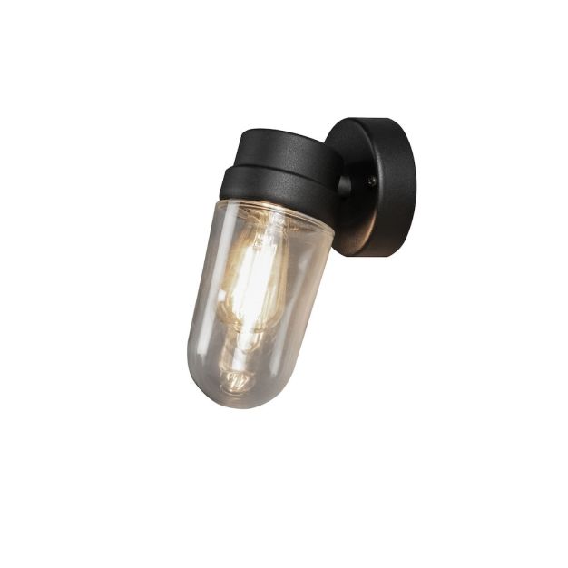 Konstsmide Vega - buiten wandverlichting - 11,5 x 18,5 x 24,5 cm - IP54 - zwart