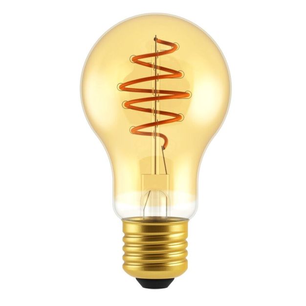 Nordlux LED filament lamp - Ø 6 x 10,9 cm - E27 - 5W dimbaar - 2200K - amber