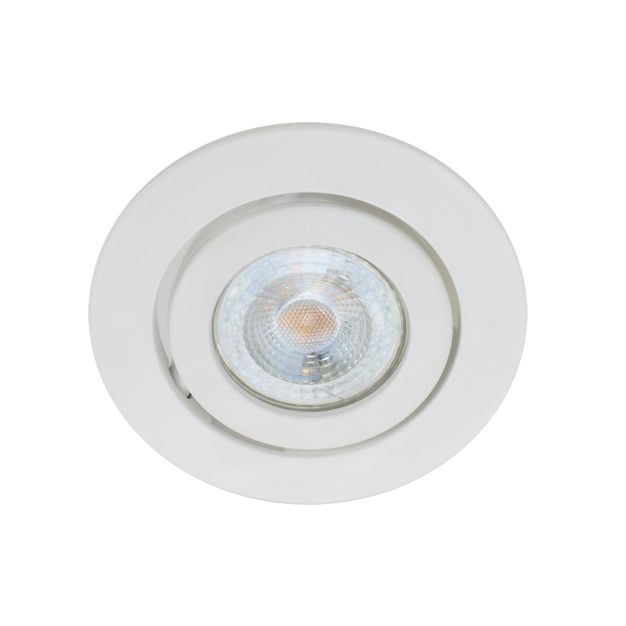 Projectlight Wall Washer - inbouwspot - Ø 102 mm, Ø 92 mm inbouwmaat - wit