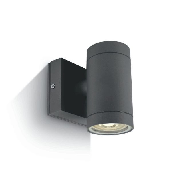 ONE Light Outdoor Cylinders - buiten wandverlichting - 6,5 x 12,1 cm - IP54 - antraciet