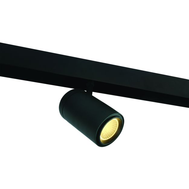 ONE Light magnetisch railsysteem - Track Lights - rail spot - Ø 8,3 x 15,4 cm - 30W DALI dimbare LED incl. - zwart