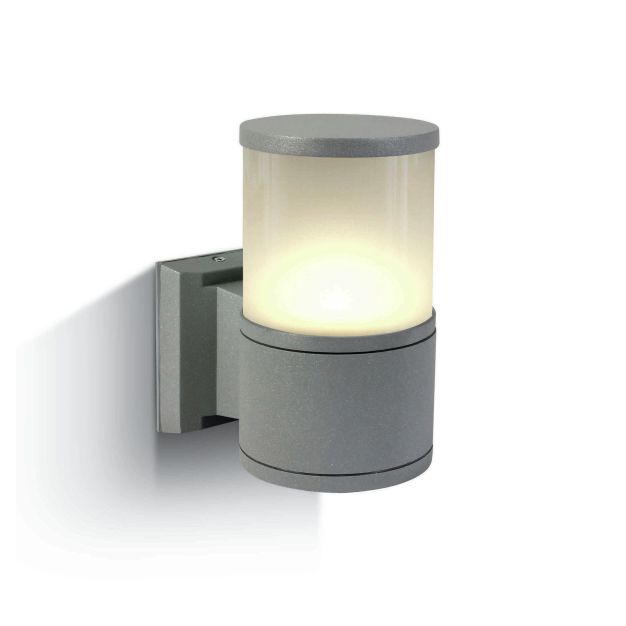 ONE Light E27 Tube Lights - buiten wandverlichting - 10,7 x 21 cm - IP54 - grijs