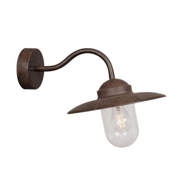 Nordlux Luxembourg - buiten wandverlichting - 27,5 x 27 cm - IP54 - roestig