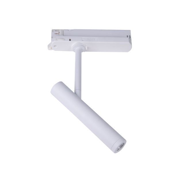 Maxlight Pistol – railspot - 3-fase railsysteem - 16,8 x 3 x 25 cm - 12W LED incl. - wit