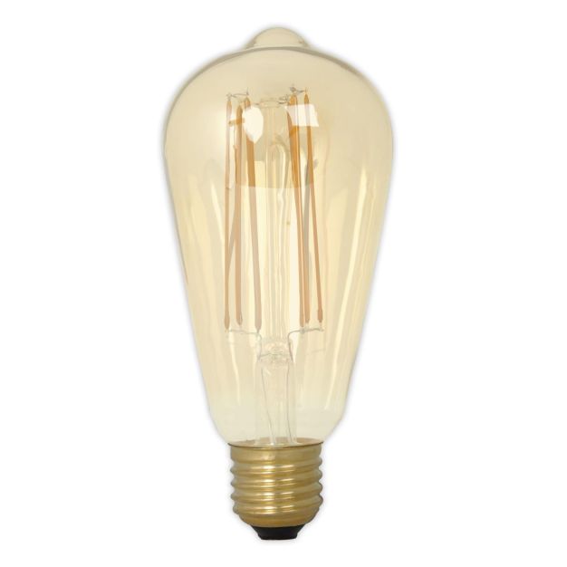 Vico druppel filament LED lamp dimbaar - E27 - 6W - 2100K