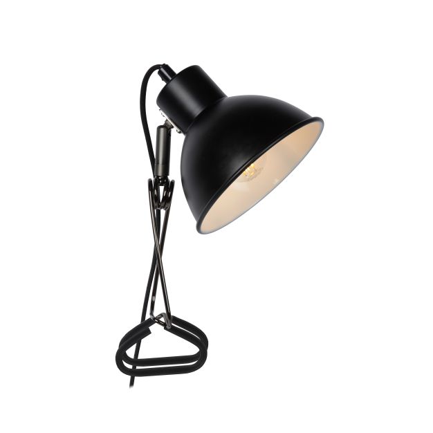 Lucide Moys - klemlamp - 32,5 x 14 x 12,7 cm - zwart