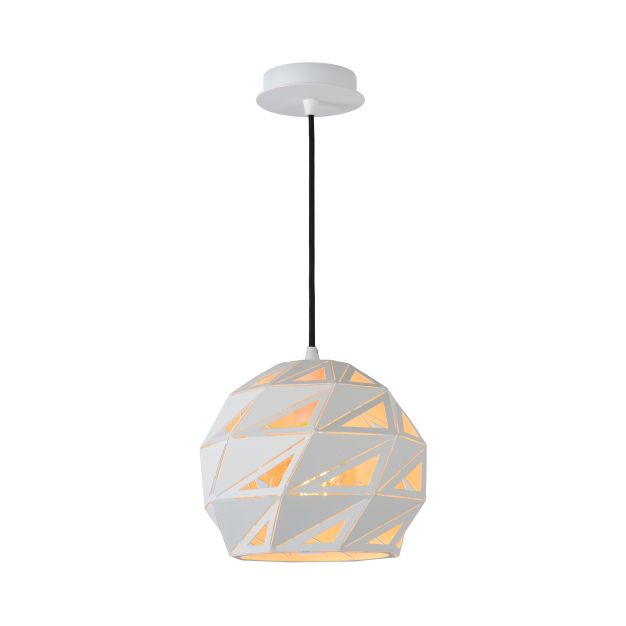 Lucide Malunga - hanglamp - Ø 25 x 150 cm - wit