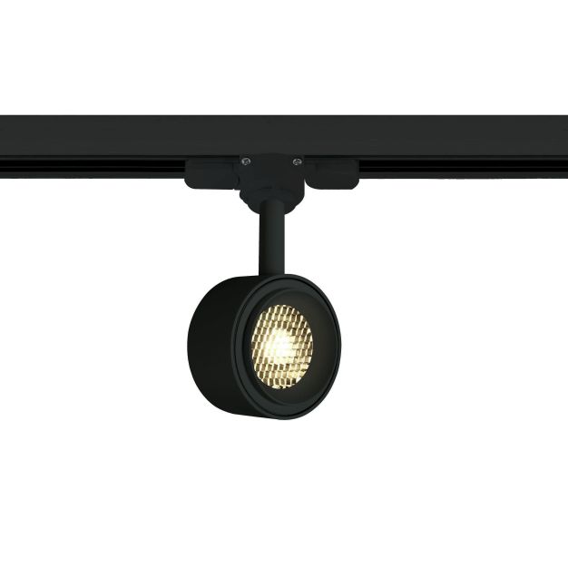 ONE Light Honeycomb - rail spot - 3-fase railsysteem - Ø 7 x 10 cm - 8W dimbare LED incl. - zwart