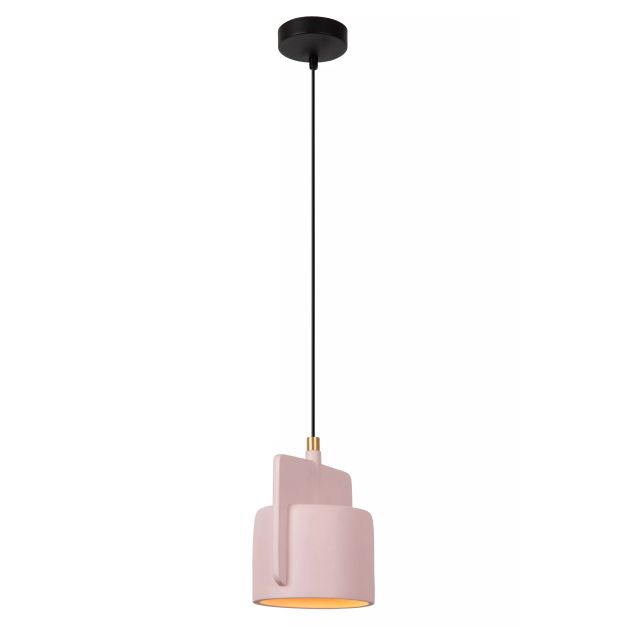 Lucide Ninja - hanglamp - 19 x 16 x 120 cm - roze