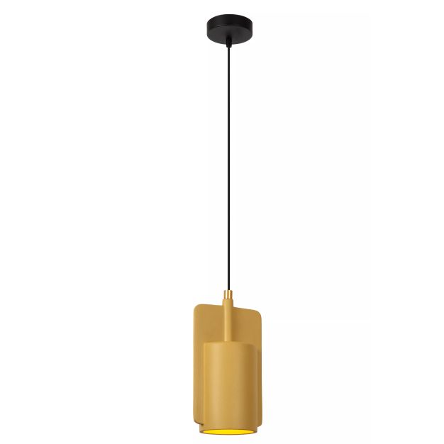 Lucide Ninja - hanglamp - 15,5 x 11,5 x 120 cm - geel