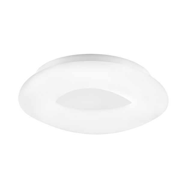 Nova Luce Cia - plafondverlichting - Ø 80 x 13 cm - 84W dimbare LED incl. - wit