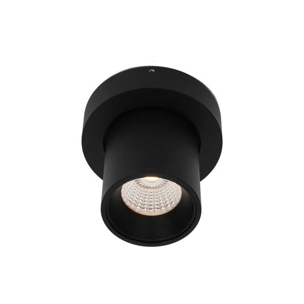 Artdelight Laguna - opbouwspot 1L - Ø 10 x 9,5 cm - 6W dimbare LED incl. - zwart