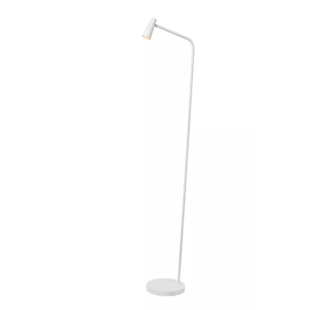 Lucide Stirling - oplaadbare vloerlamp - 28 x 20 x 137,5 cm - 3 stap dimmer - 3W dimbare LED incl. - wit