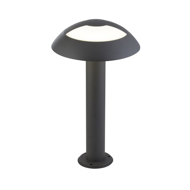 Searchlight Mushroom - tuinpaal - Ø 17 x 45 cm - 15W LED incl. - IP44 - donkergrijs