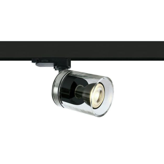 ONE Light GU10 Track Spots - rail spot - 3-fase railsysteem - Ø 7,5 x 9,1 cm - transparant