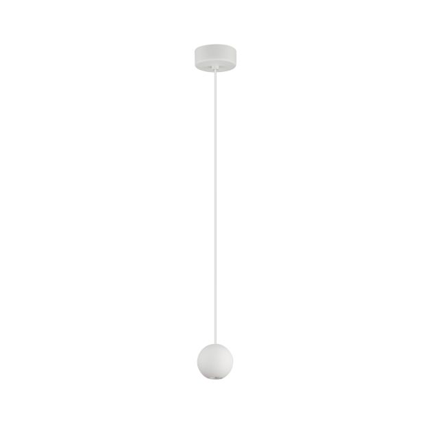 Nova Luce Nocci - hanglamp - Ø 5 x 158 cm - 4,5W LED incl. - wit