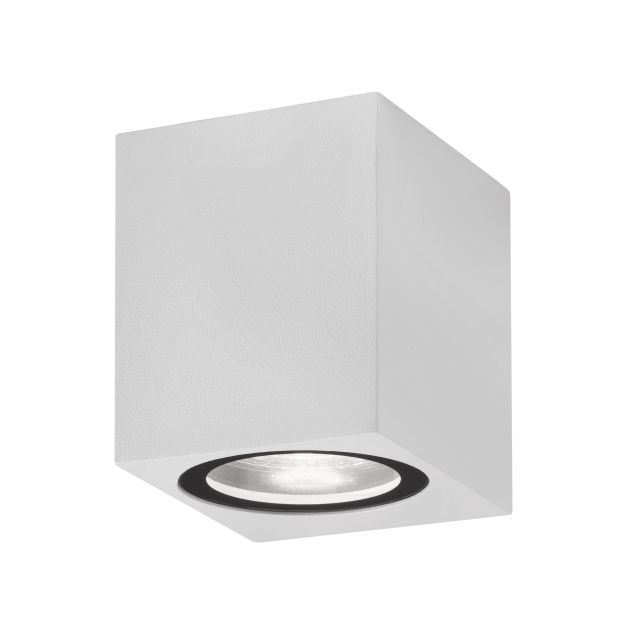 Nova Luce Nero - buiten wandverlichting - 6,7 x 8 x 8 cm - IP54 - wit