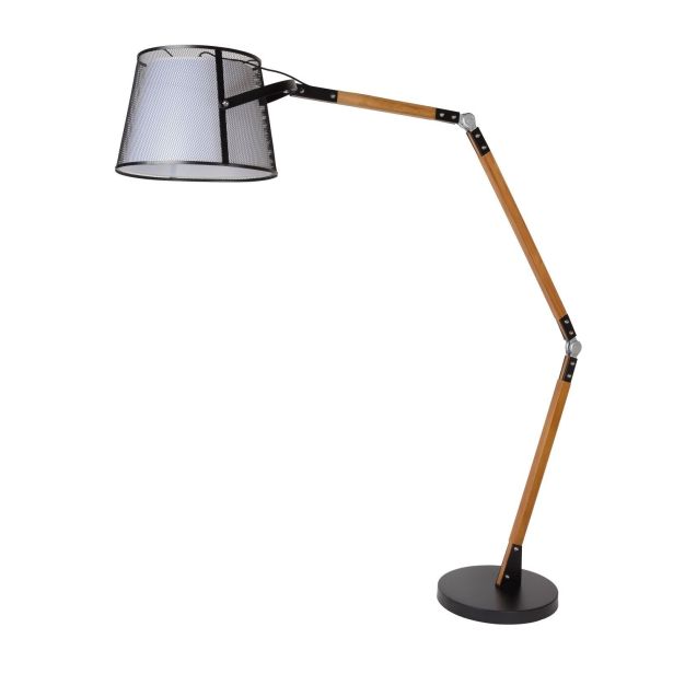 Lucide Aldgate II - staanlamp - 195 cm - zwart