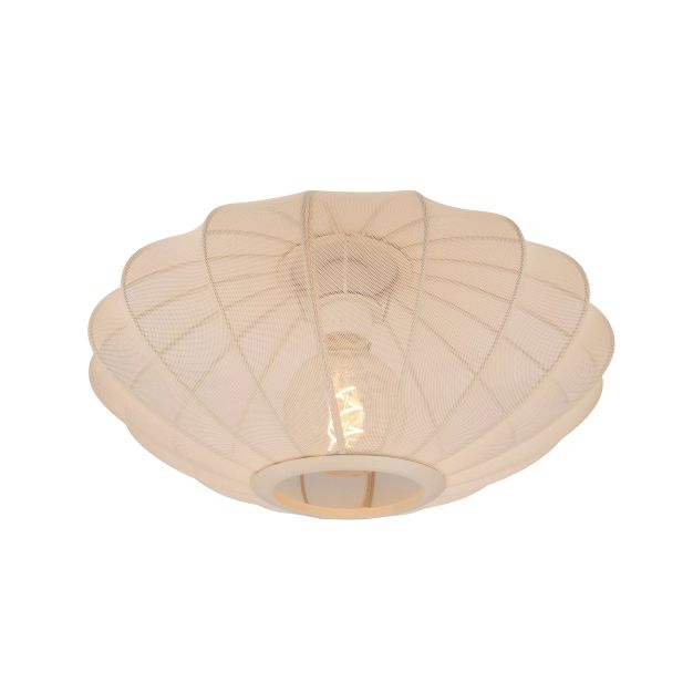 Lucide Corina - plafondverlichting - Ø 40 x 21,5 cm - beige