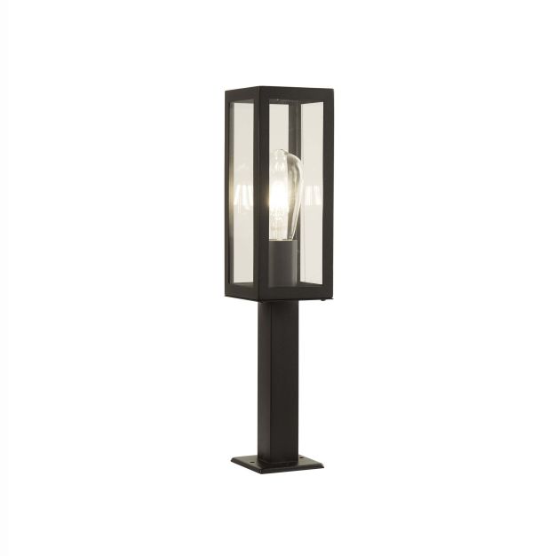 Searchlight Box - tuinpaal - 10 x 10 x 45,5 cm - IP44 - zwart