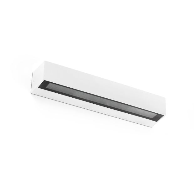 Faro Doro - wandverlichting - 38 x 7,5 x 5,8 cm - 20W LED incl. - IP65 - mat wit