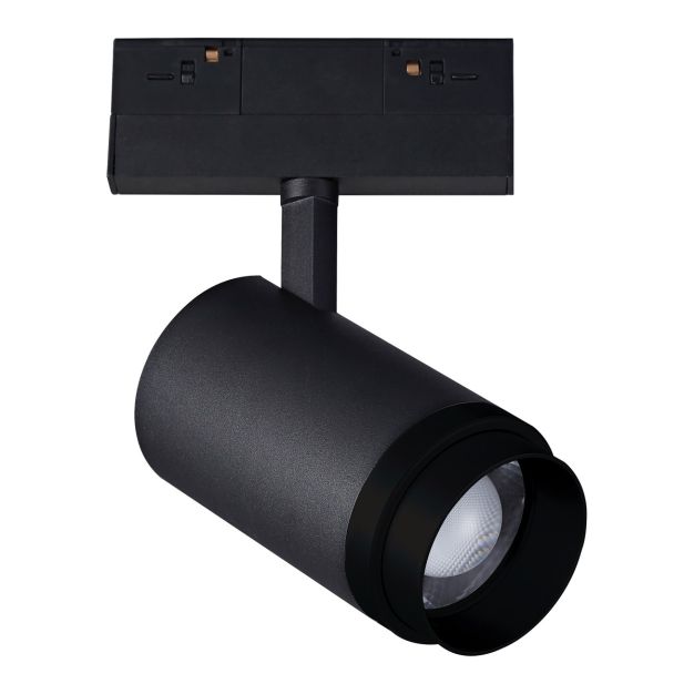 VK Lighting - magnetisch railsysteem - railspot met zoom - 13,9 x 8 x 20 cm - 25W LED incl. - 1-10V dimbaar - zwart