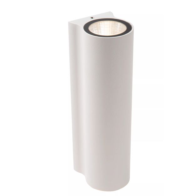 Lucide Akra - buiten wandverlichting - 5,5 x 6,5 x 20 cm - 2 x 6W LED incl. - IP54 - wit