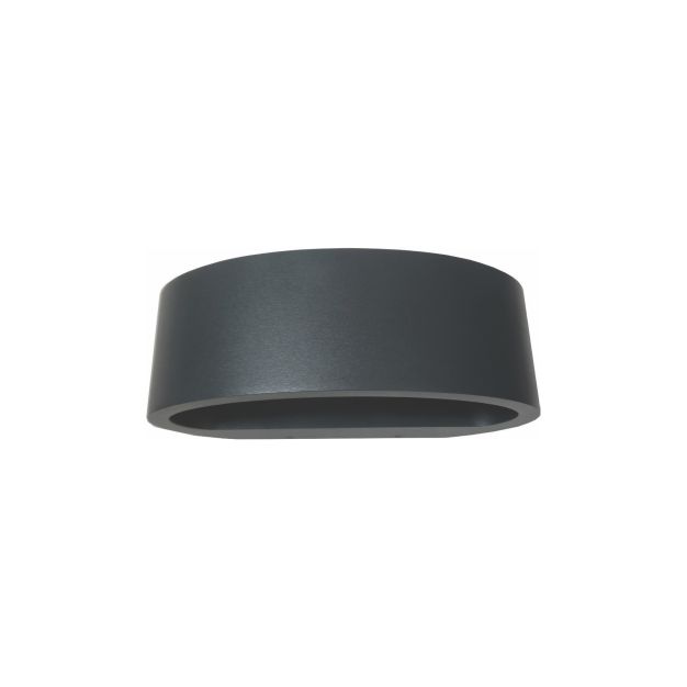 Artdelight Sharp - buiten wandverlichting - 19 x 10 x 7 cm - 7,2W dimbare LED incl. - IP65 - antraciet