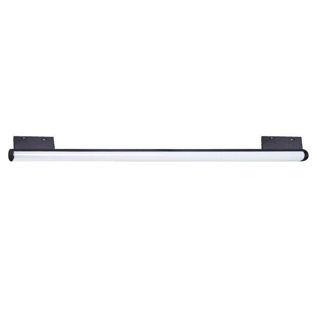 VK Lighting - magnetisch railsysteem - railbalk - 120 x 3 x 8,3 cm - 17W dimbare LED incl. - 1-10V dimbaar - zwart