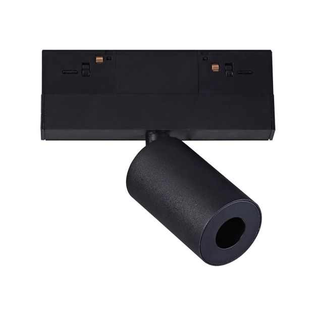 VK Lighting - magnetisch railsysteem - railspot - 13,9 x 4,5 x 12,6 cm - 3W LED incl. - 1-10V dimbaar - zwart