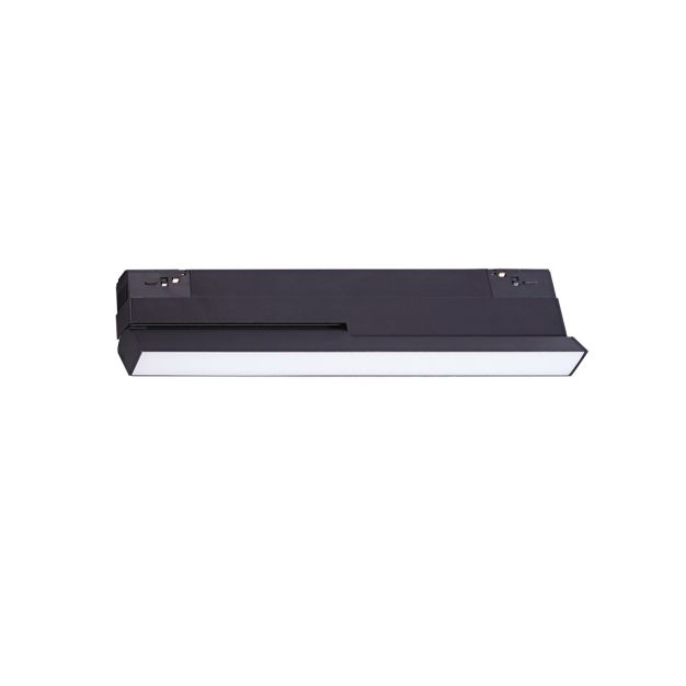 VK Lighting - magnetisch railsysteem - kantelbare lichtbalk - 30 x 2 x 9,6 cm - 9W dimbare led incl. - 1-10V dimbaar - zwart