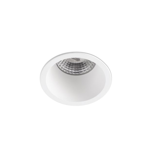 Faro Fox - inbouwspot - Ø 65 mm, Ø 55 mm inbouwmaat - 10W dimbare LED incl. - mat wit