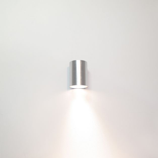 Artdelight Roulo1 - wandverlichting - Ø 6,4 x 9 cm - aluminium