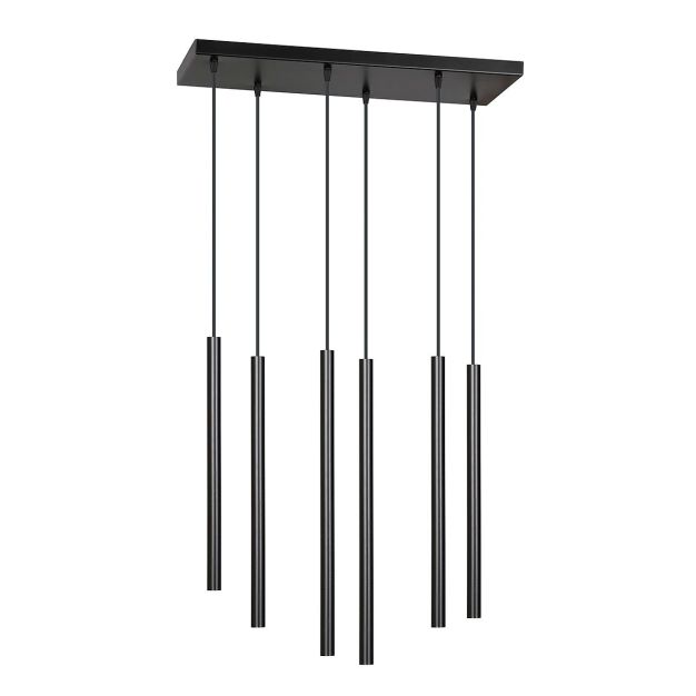 Emibig Selter 6 - hanglamp - 59 x 22 x 120 cm - zwart